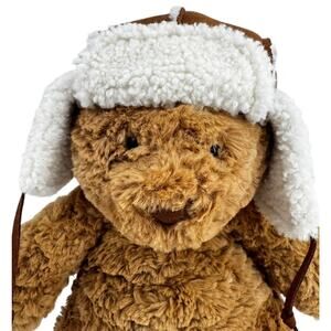 Jellycat Bartholomew Bear Alpine Outfit Medium Plush Brown Teddy w Hat NWT